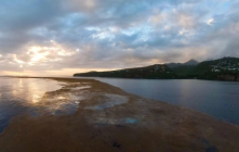 Gros radeaux de sargasses au large de Scholecher (04/05/2025)