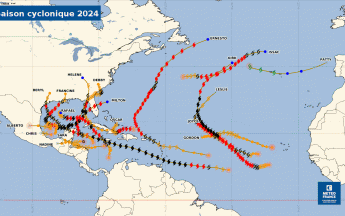 Bilan de la saison cyclonique sur l'océan Atlantique, la mer des Caraïbes et le Golfe du Mexique