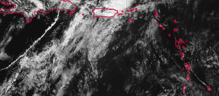 Image satellite du mardi 6 février 2024 à 13h30 locales