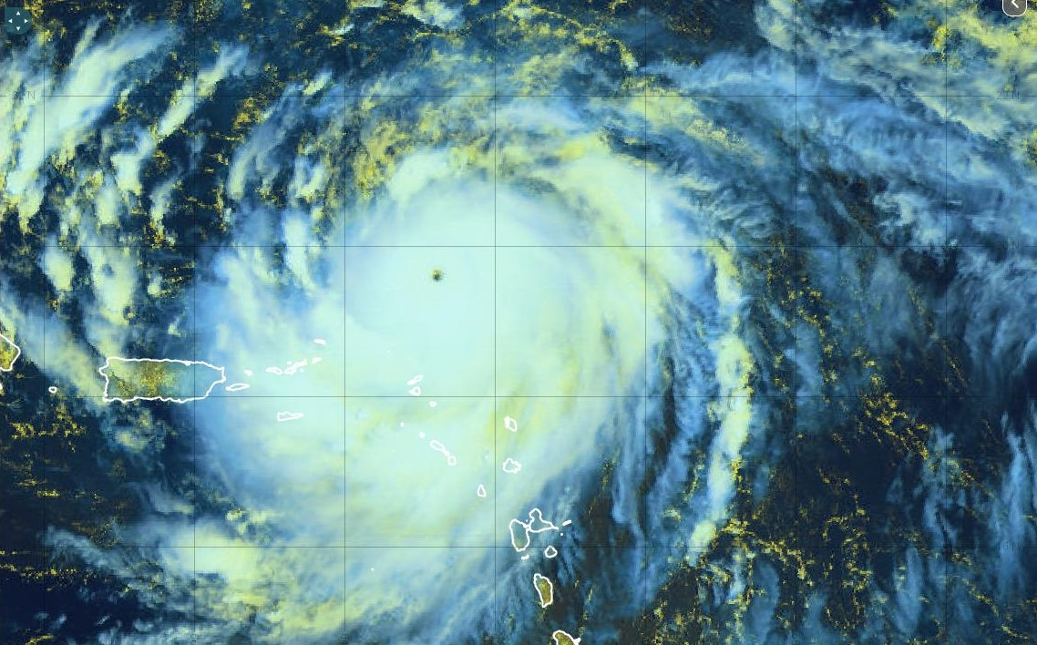 Ouragan ERIN le 16/08/2025 à 11h20 locales