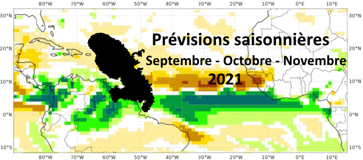 Prévisions saisonnières septembre - octobre - novembre 2021